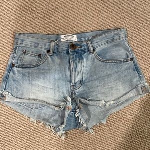 One Teaspoon Jean Shorts